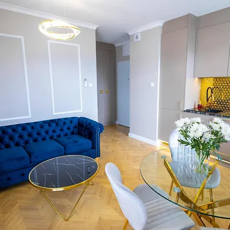 Aparti Goldnwhite Galaxy Lägenhet Szczecin
